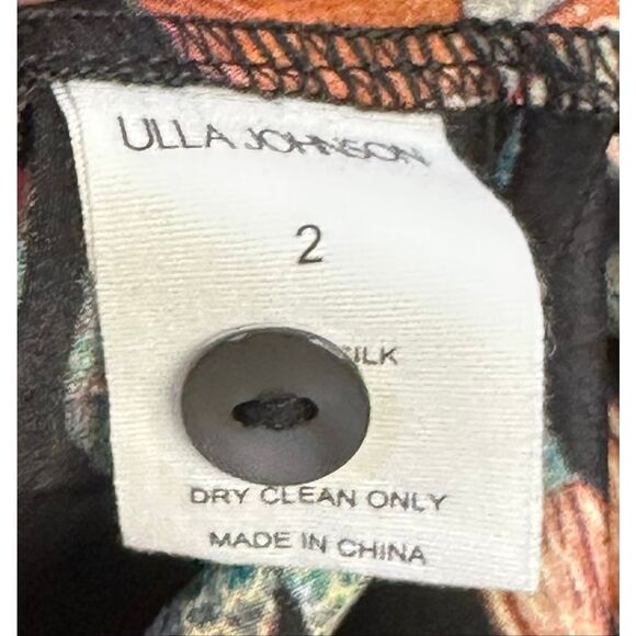 Ulla Johnson Giselle Floral Long Sleeve Silk Shirtdress NWT Size 2 - Picture 9 of 10